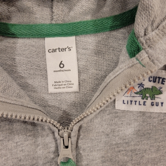 Carters Dino playsuit set 6 month - Picture 4 of 5